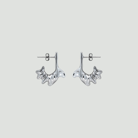 Earrings Burned Roots