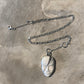 Wild things face necklace (silver)