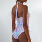 Iliana Swimwear Cross-Over One Piece In Botanica