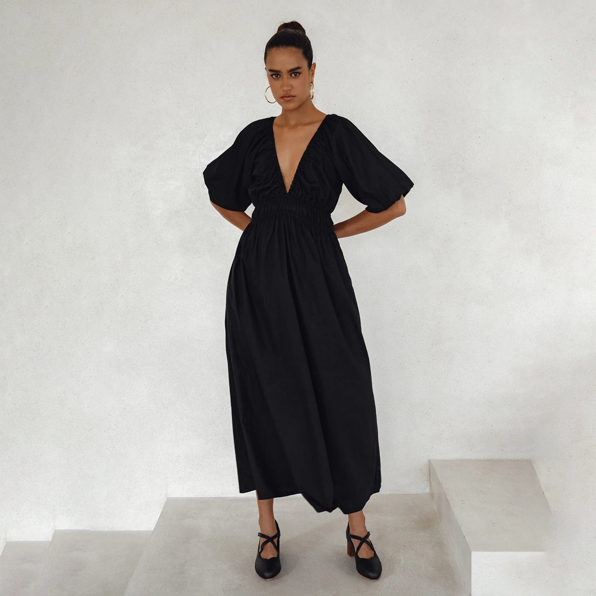 Kezas Maxi Dress In Black