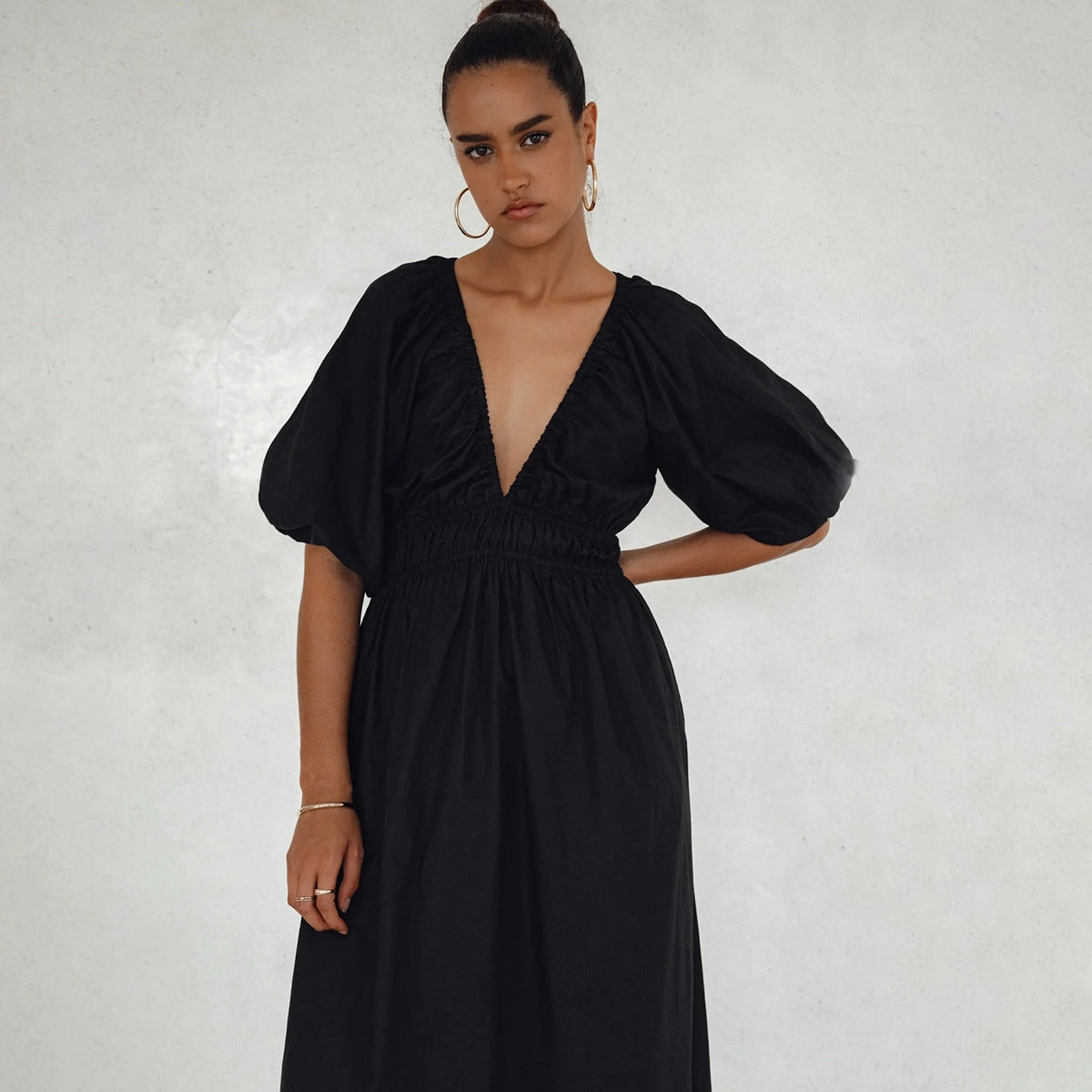 Kezas Maxi Dress In Black