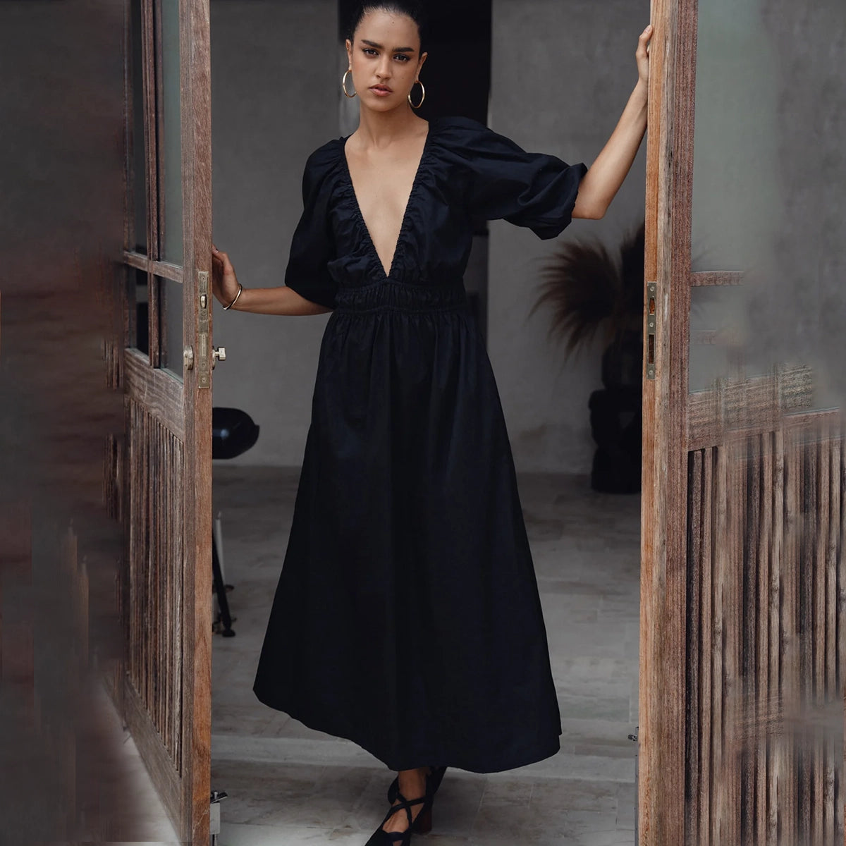 Kezas Maxi Dress In Black