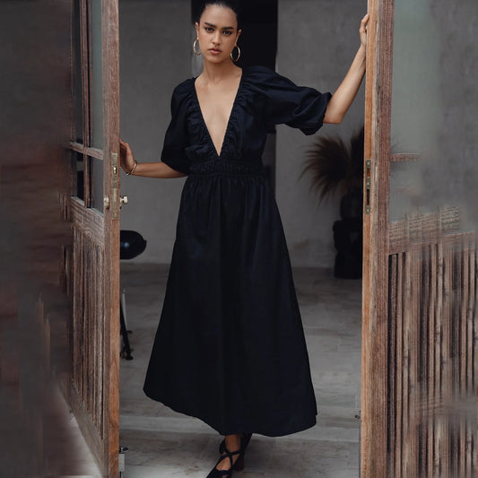 Kezas Maxi Dress In Black