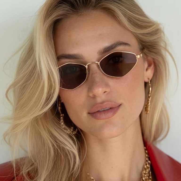 LUCI SUNGLASSES CHESTNUT