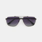 Gunmetal Aviator Sunglasses