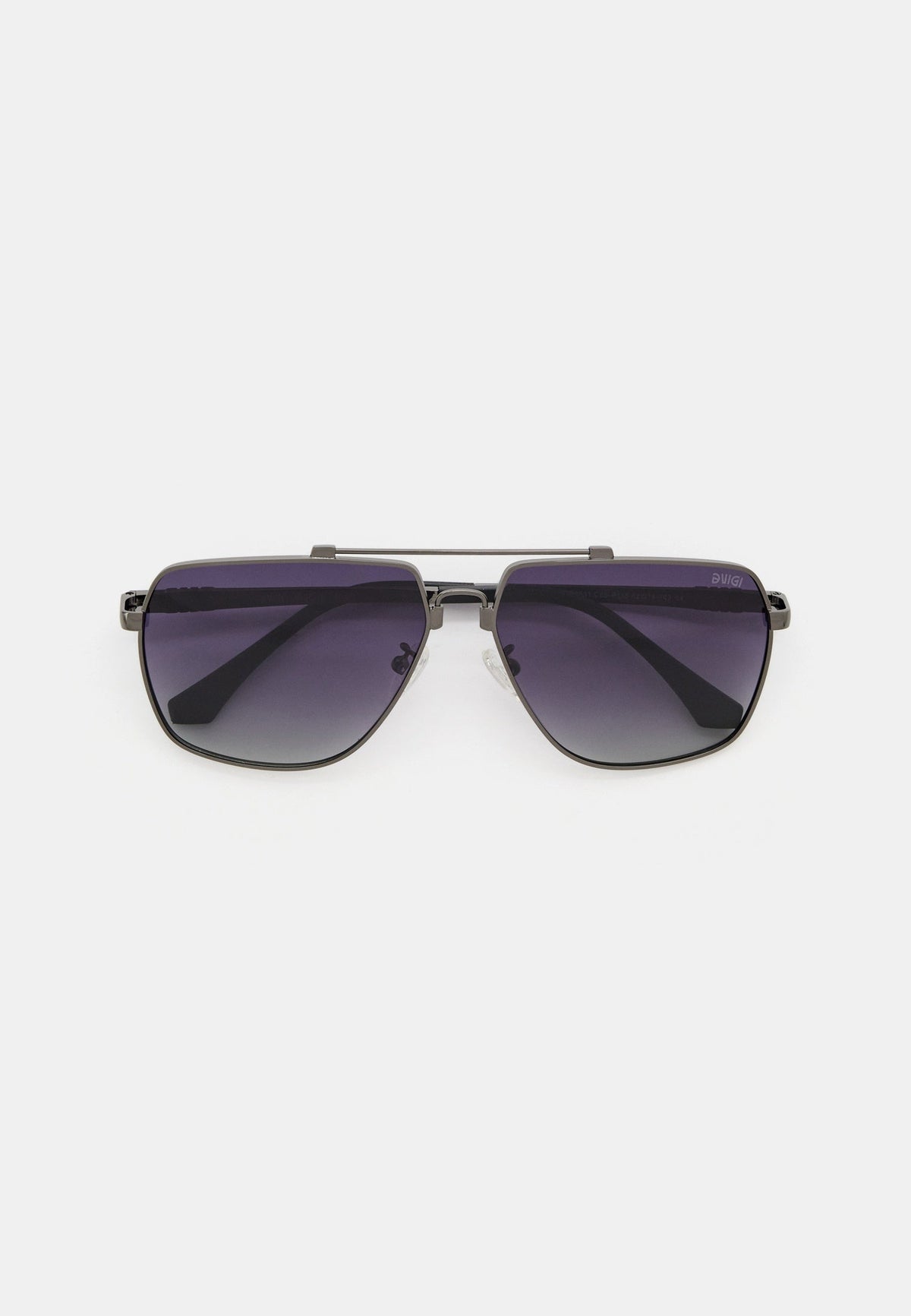 Gunmetal Aviator Sunglasses