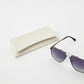 Gunmetal Aviator Sunglasses