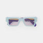 Blue Rectangle Sunglasses