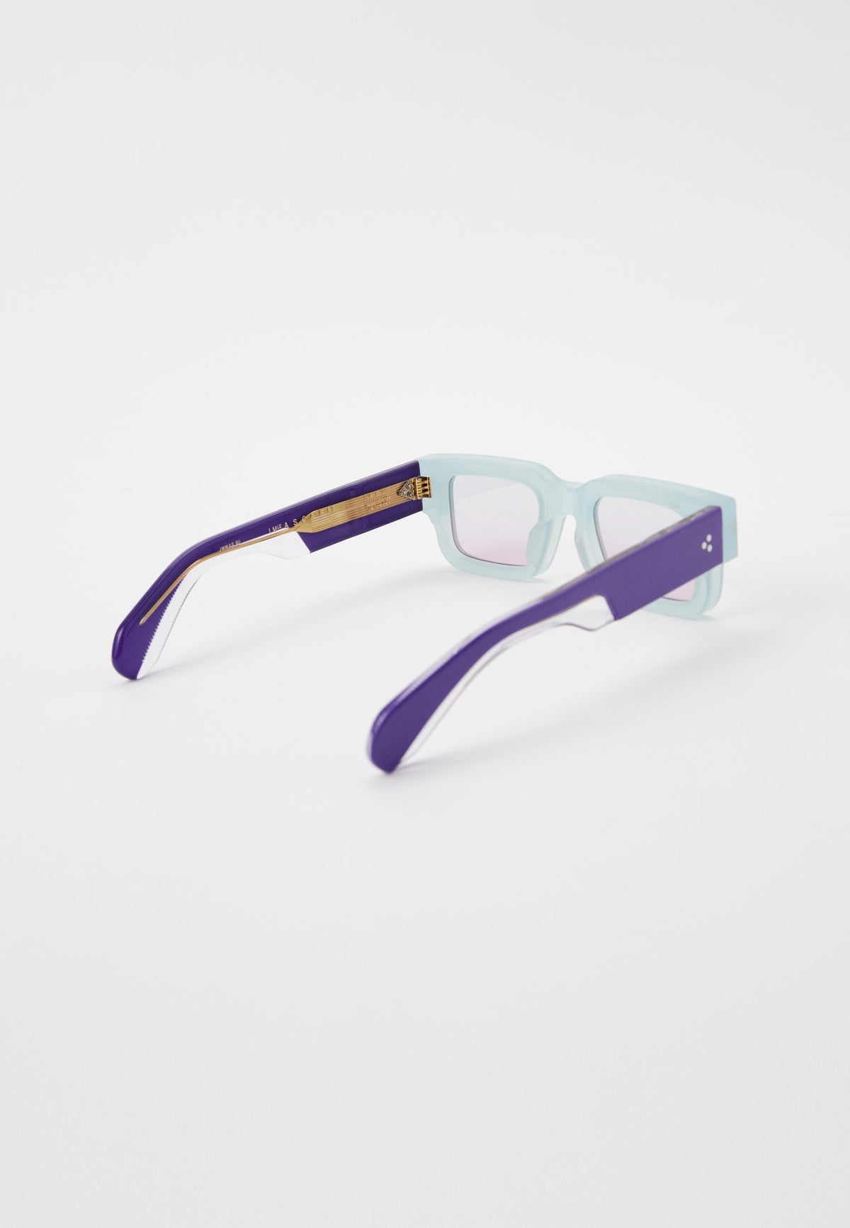 Blue Rectangle Sunglasses