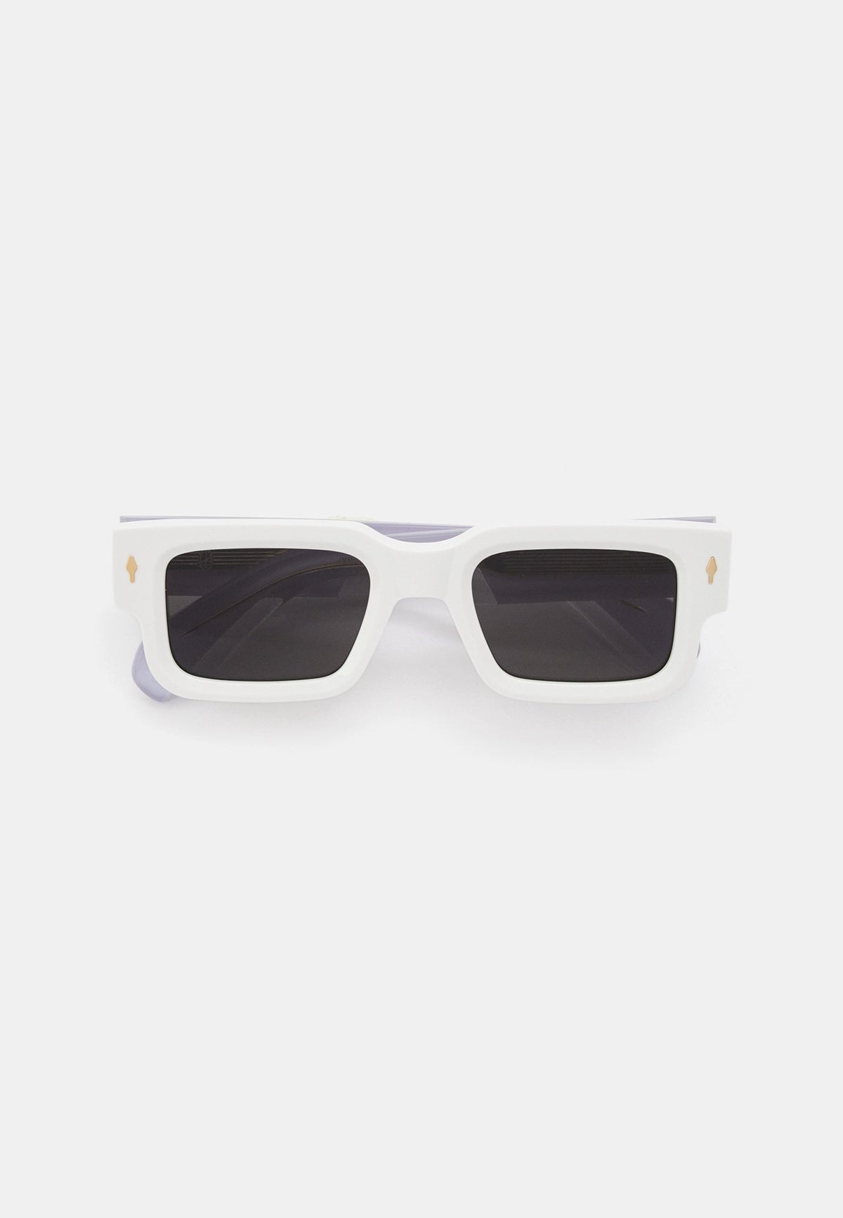 White Retro Sunglasses