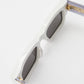 White Retro Sunglasses