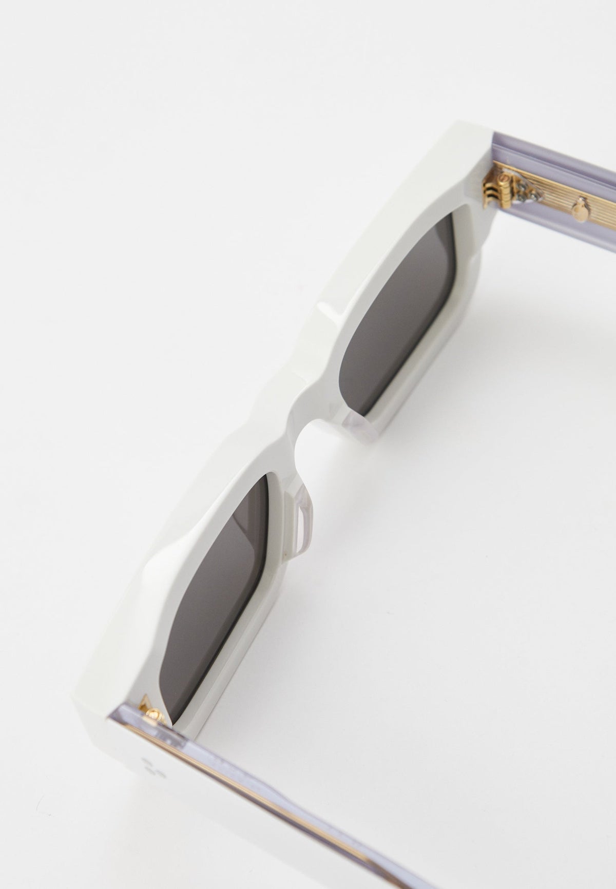 White Retro Sunglasses