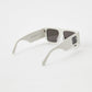 White Rectangle Sunglasses