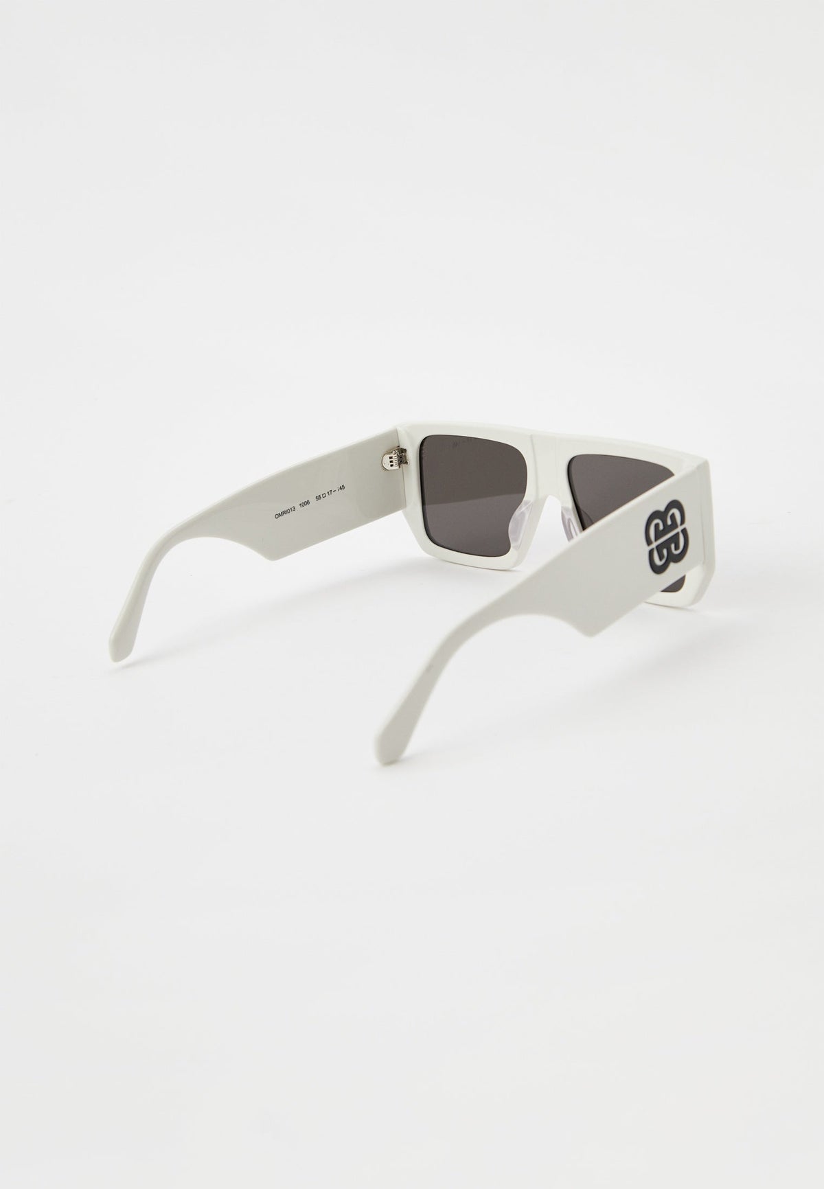 White Rectangle Sunglasses