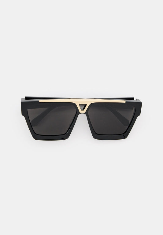 Black Geometric Sunglasses