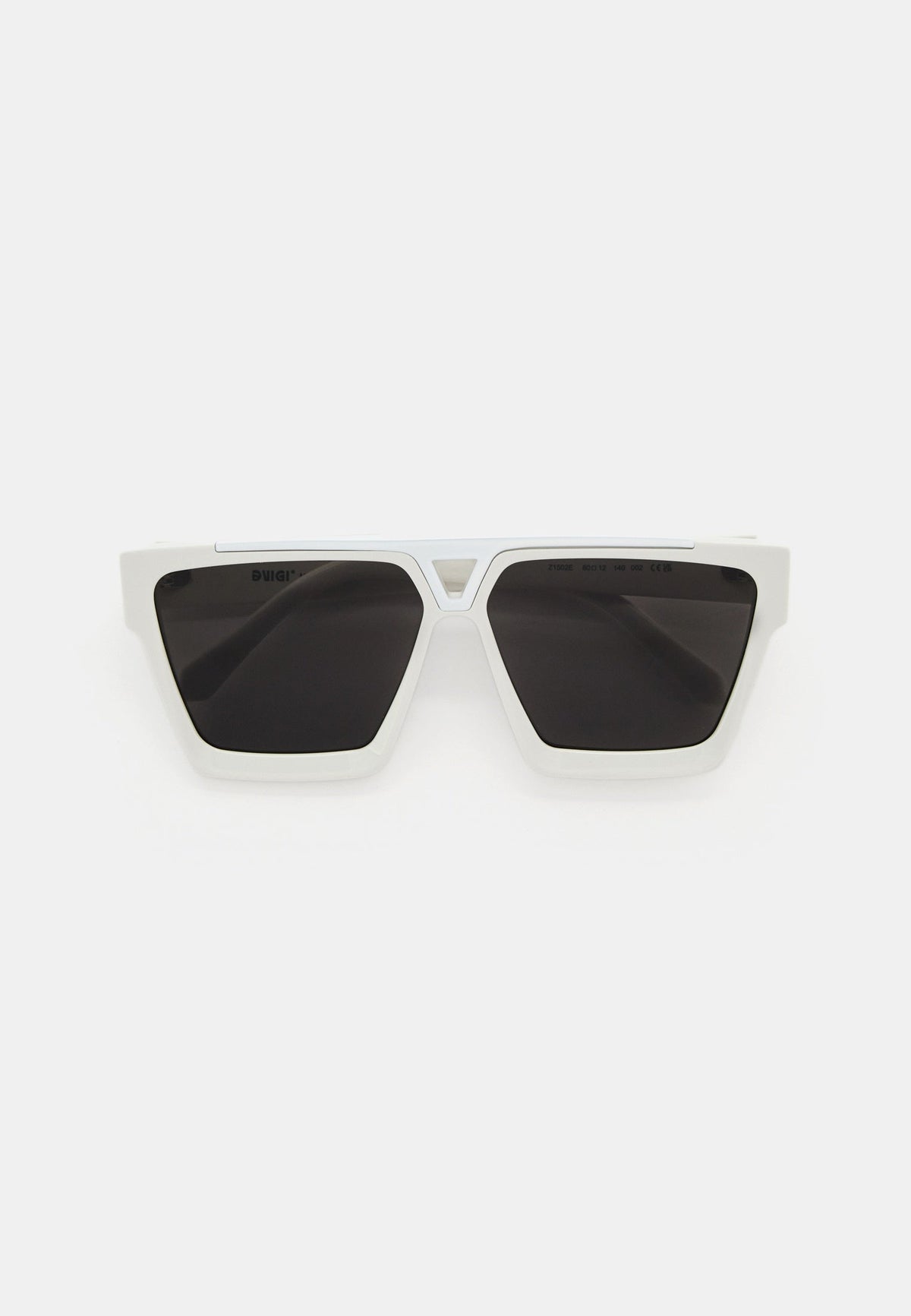 White Geometric Sunglasses