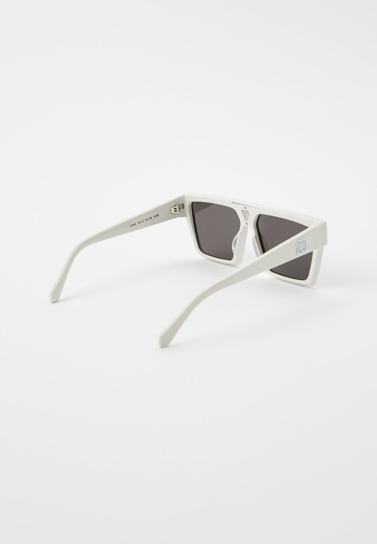 White Geometric Sunglasses