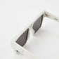 White Geometric Sunglasses