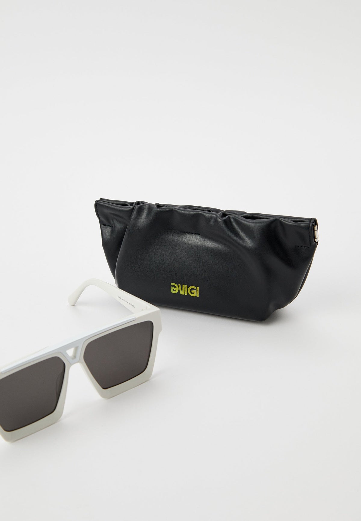 White Geometric Sunglasses