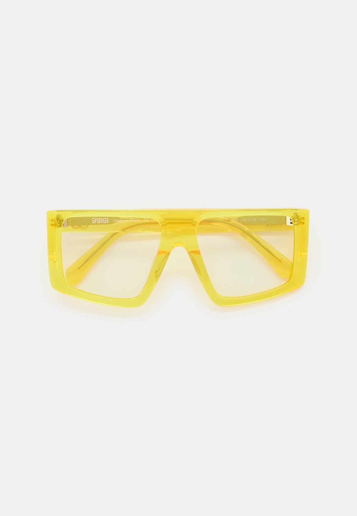 Yellow Shield Sunglasses