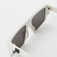 White Shield Sunglasses