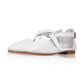 Mangrove Leather Flats In White