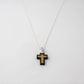 Necklace cross bloody