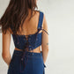 DITA CORSET 2.0 DARK BLUE DENIM