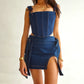 DITA CORSET 2.0 DARK BLUE DENIM