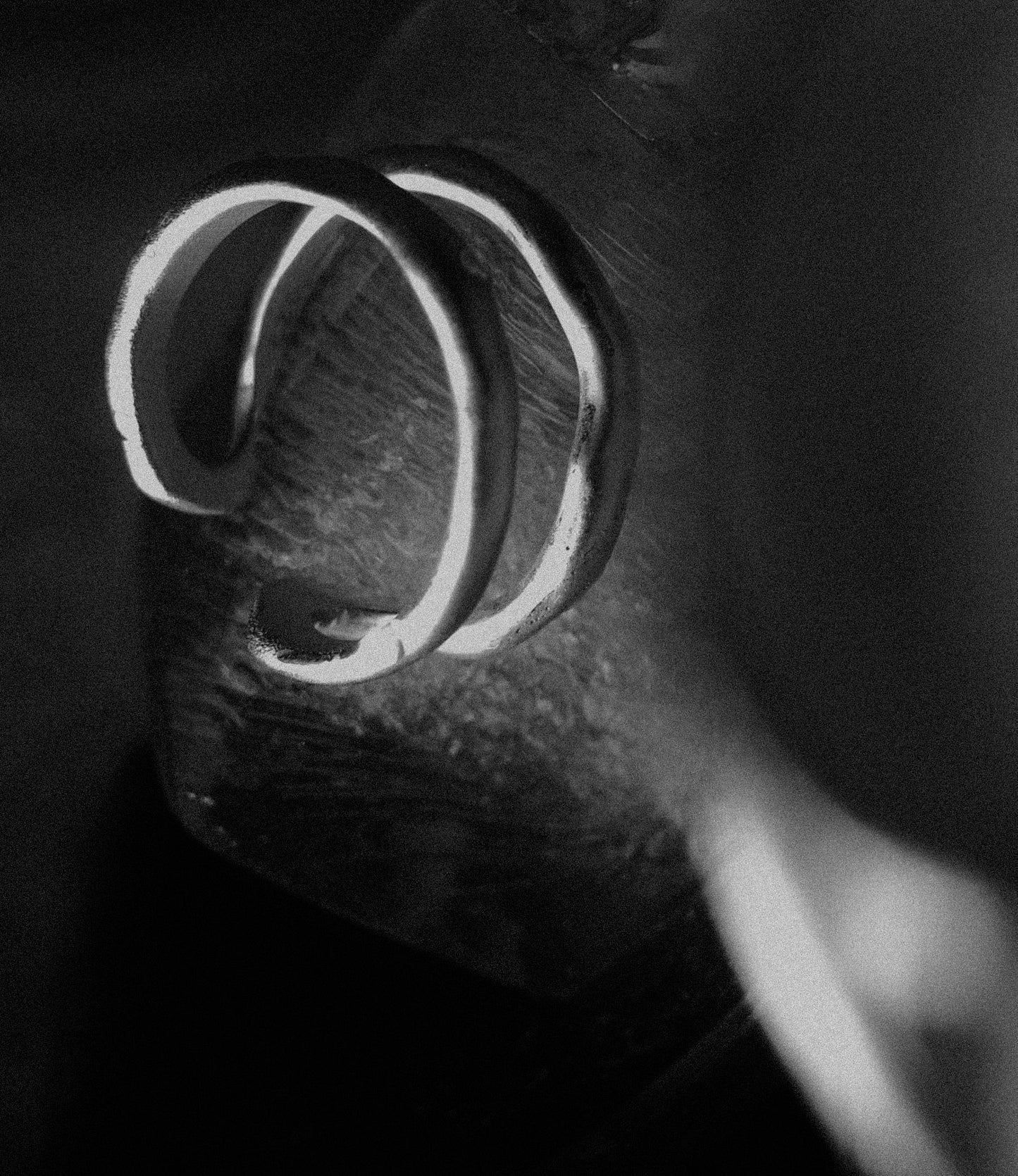 Ring with hole