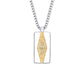 Pendant - Fracture - 18k Gold Plating - IKKU Jewelry