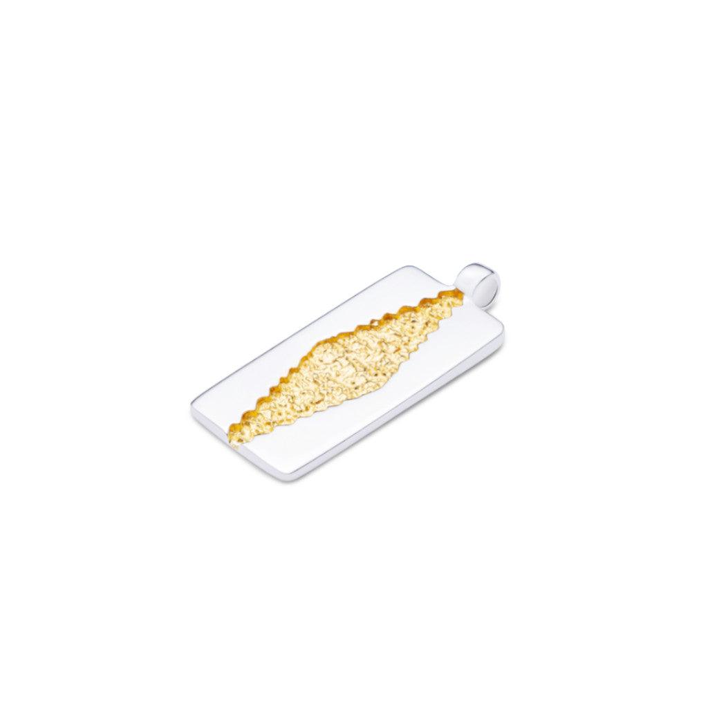 Pendant - Fracture - 18k Gold Plating - IKKU Jewelry