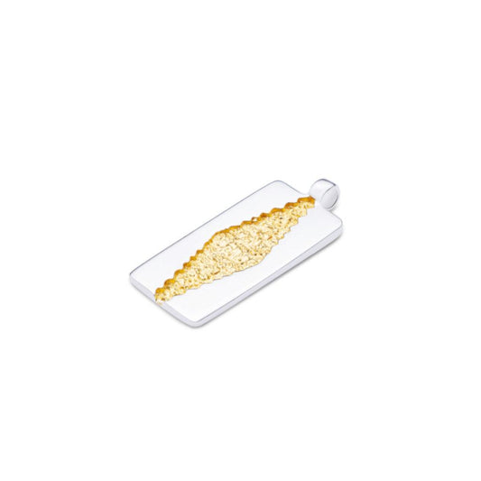 Pendant - Fracture - 18k Gold Plating - IKKU Jewelry