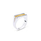 Ring - Fracture - 18k Gold Plating - IKKU Jewelry