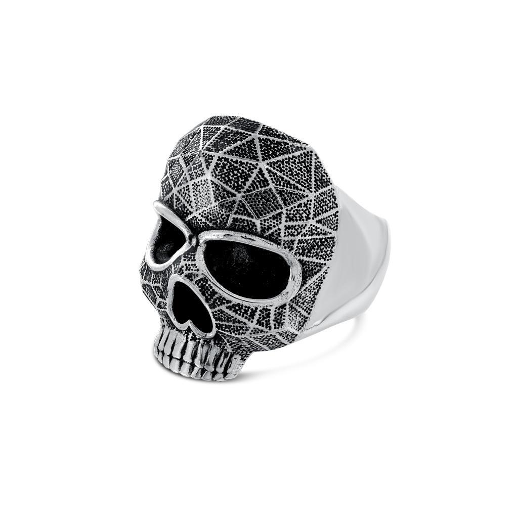 Ring - Skull Faceted - IKKU Jewelry