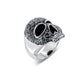 Ring - Skull Faceted - IKKU Jewelry