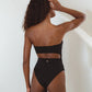 San Leo Cut-out One Piece Swimwear In Black