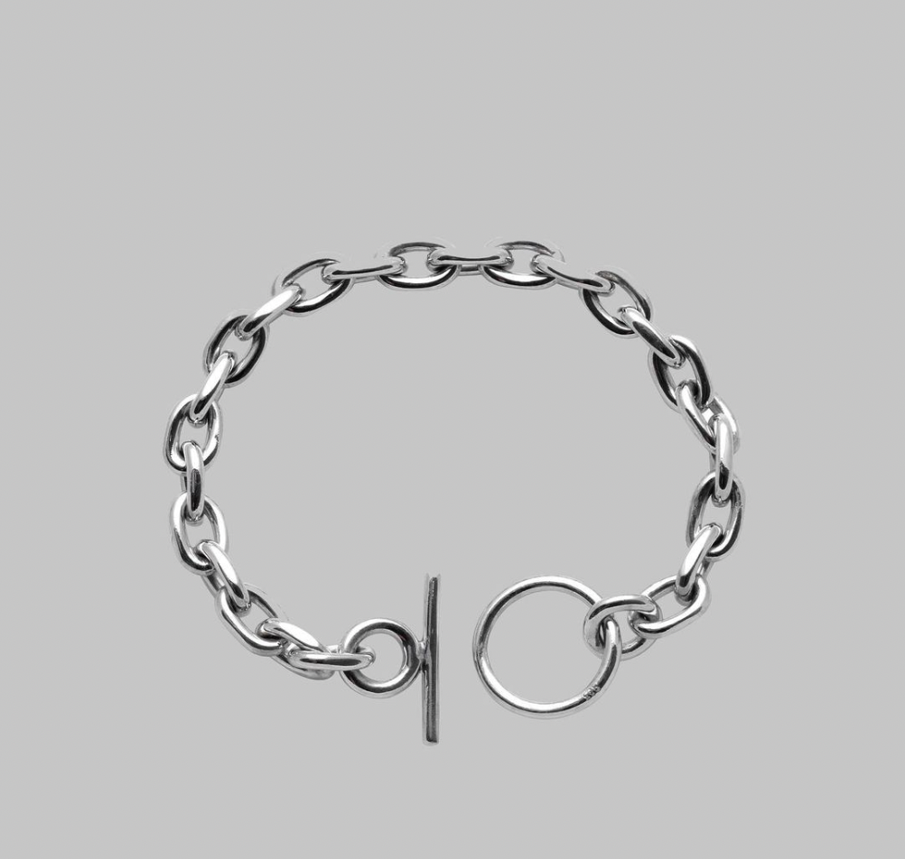 Chain bracelet oval