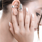 Almond nail ring