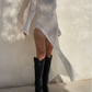 Knitted cotton dress