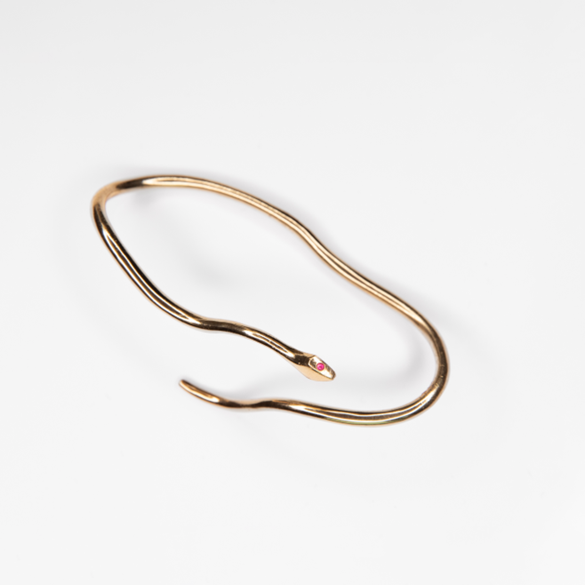 CUFF BRACELET SNAKE IN BRASS