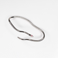 CUFF BRACELET SNAKE IN SILVER