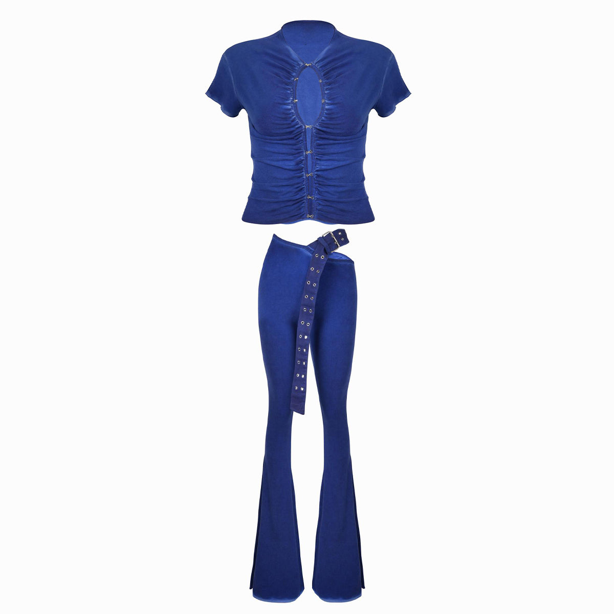 Valkrie Set Tee Pants Belt Denim