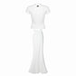 Valkrie Set Tee Skirt White