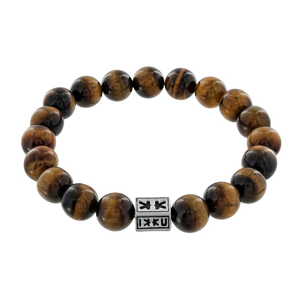 Tiger Eye Bracelet - Cube XL (size) - IKKU Jewelry