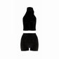 Valkrie Set Top Short Black