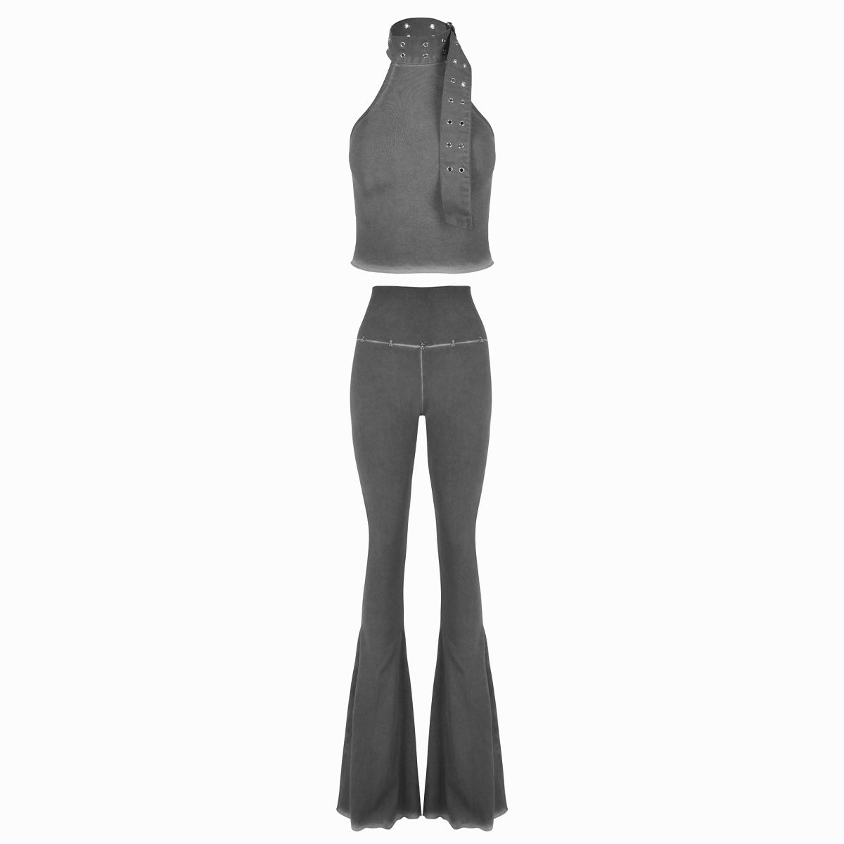 Valkrie Set Top Pants Hook Grey