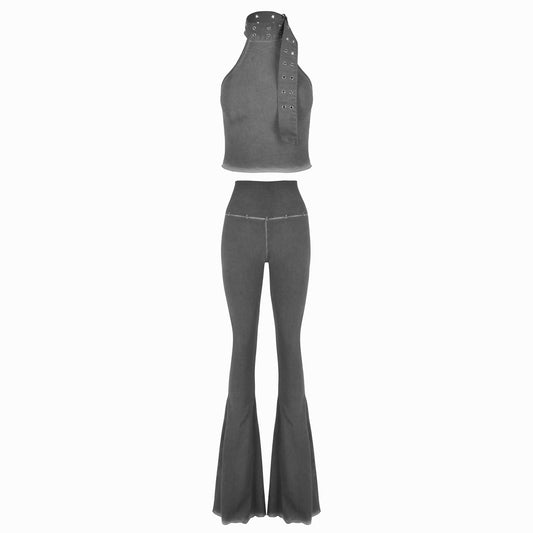 Valkrie Set Top Pants Hook Grey