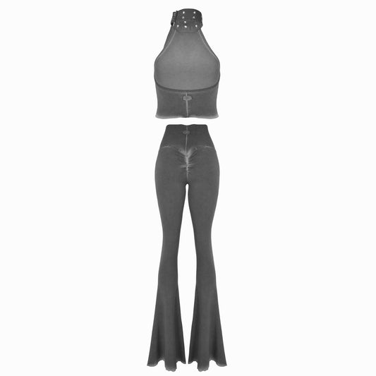 Valkrie Set Top Pants Hook Grey