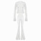 Valkrie Set Long Top Pants Hook White
